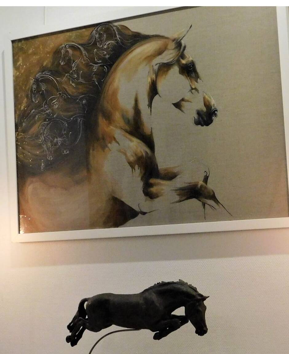 Vouvant. Des chevaux d’ange fascinants à la galerie Duc d’Aquitaine