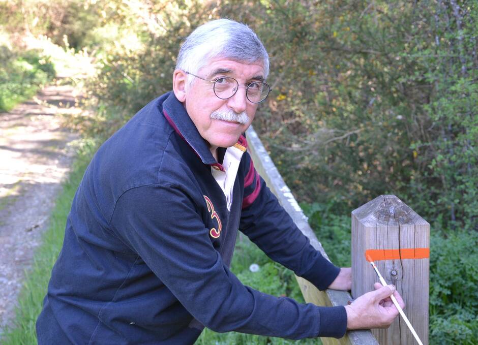 Le Gâvre. Il s’attelle au balisage des sentiers équestres