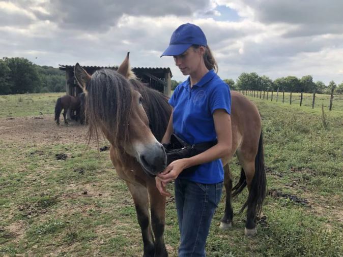 Château-Gontier. Flore Roux chuchote à l’oreille des chevaux du Refuge de l’Arche