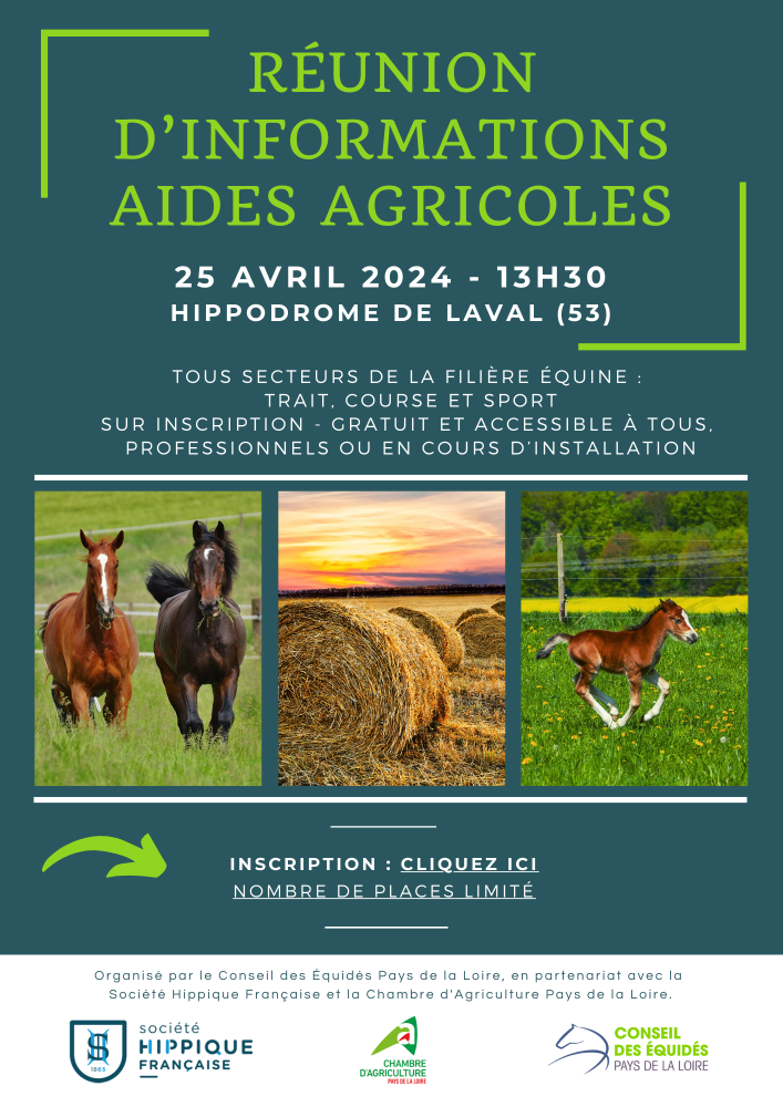 Réunion d'informations aides agricoles