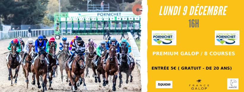 Réunion premium de galop à l'hippodrome de Pornichet