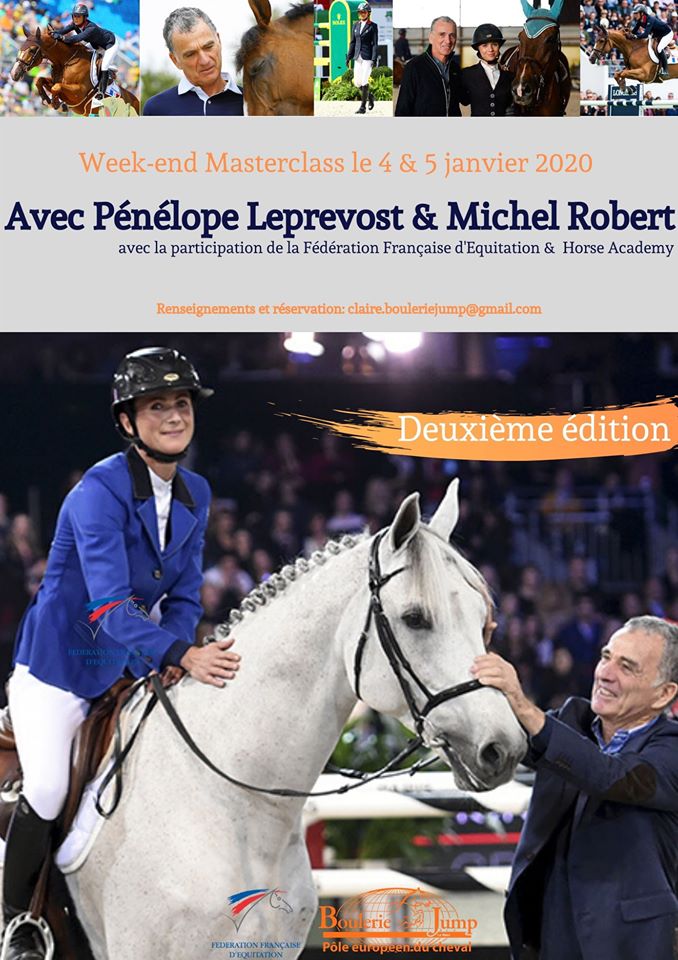 Week end masterclass avec Pénélope Leprevost et Michel Robert au Mans