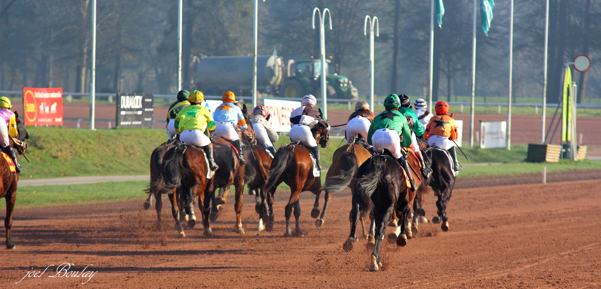 Réunion de trot à l'hippodrome de Nantes