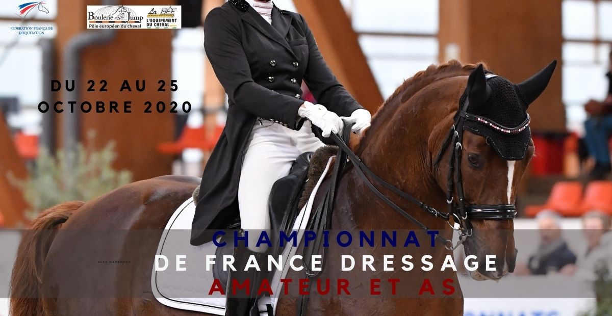 Championnat de France dressage Amateur et As au Mans