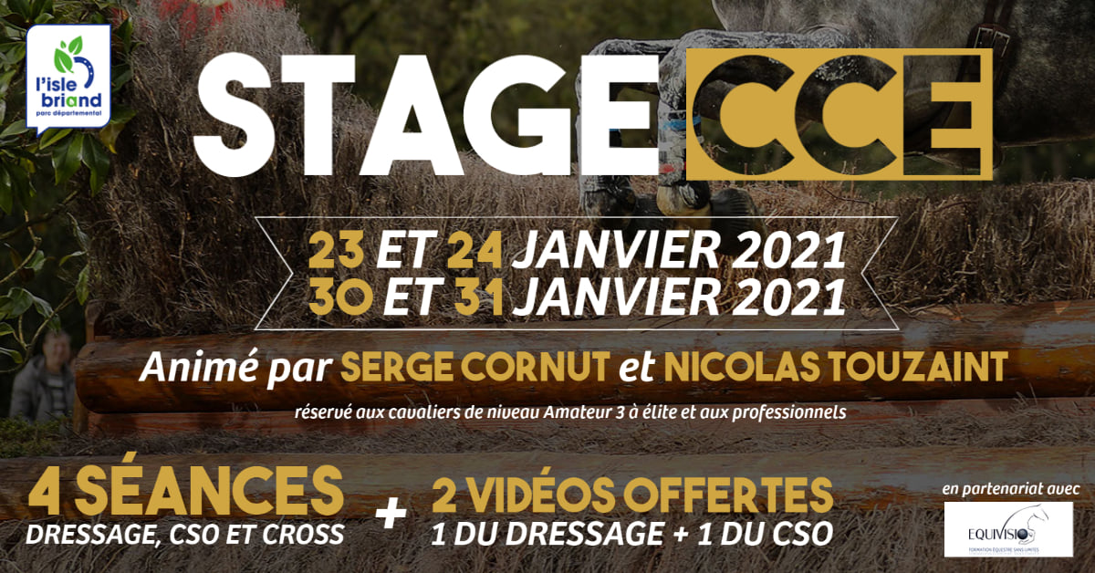 Stage CCE avec Serge Cornut et Nicolas Touzaint au Lion d'Angers