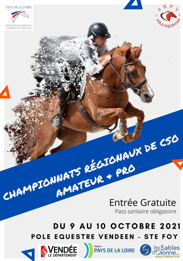 Championnat Régional CSO - Pôle Equestre Vendéen