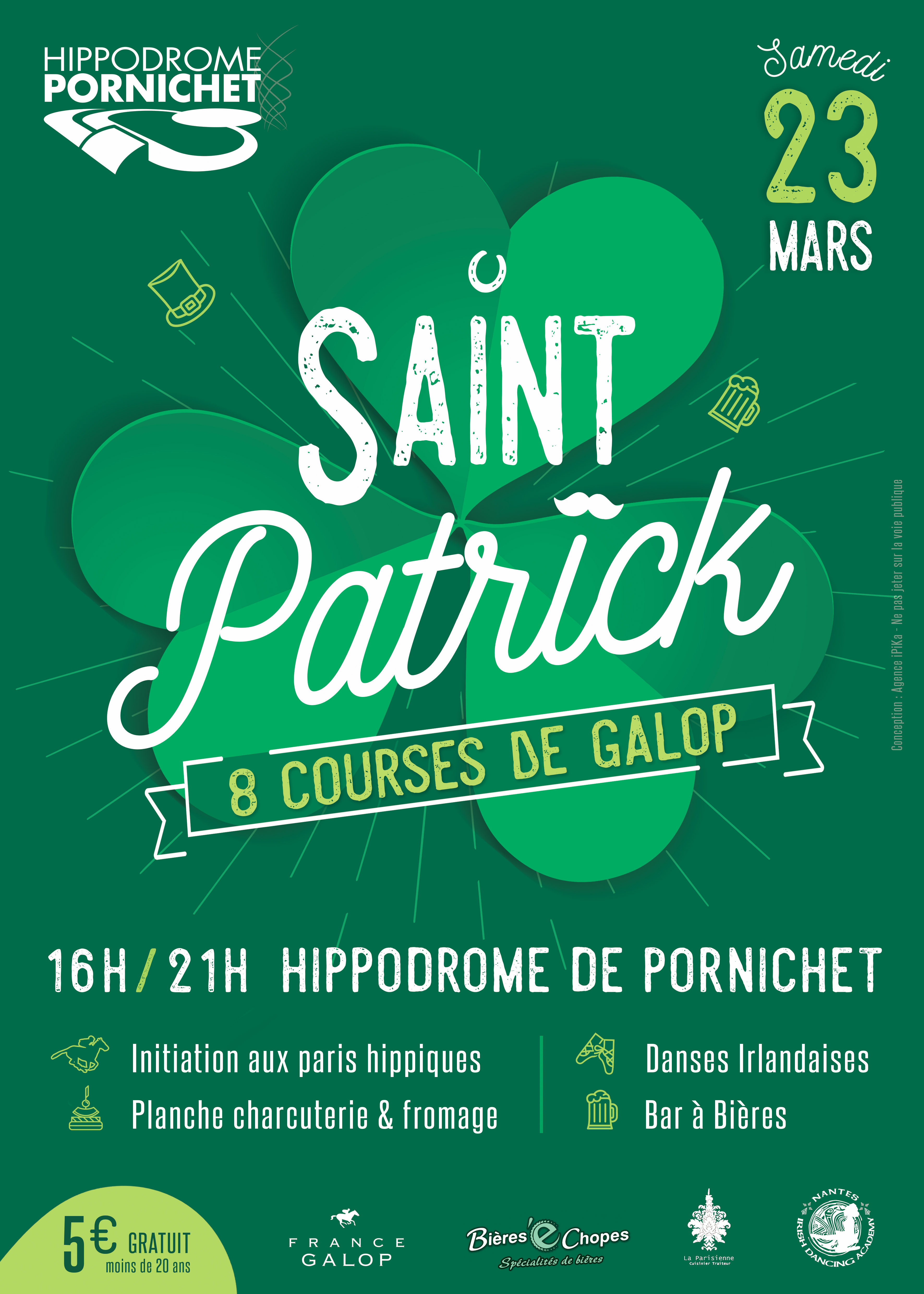 Saint Patrick's Day et Galop à Pornichet