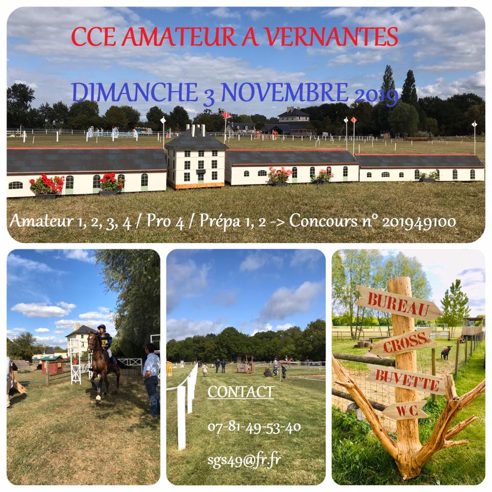 CCE amateur à Vernantes