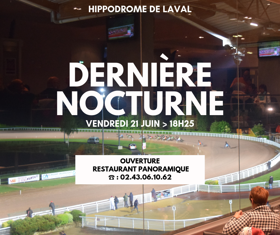 Dernière nocturne à l'hippodrome de Laval